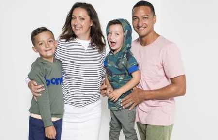 Celeste Barber two sons